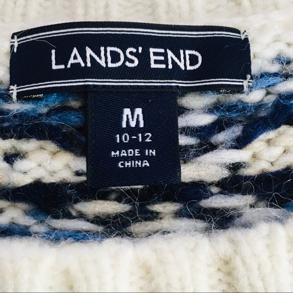 Womens Lands End Sweater size Medium - Picture 6 of 7
